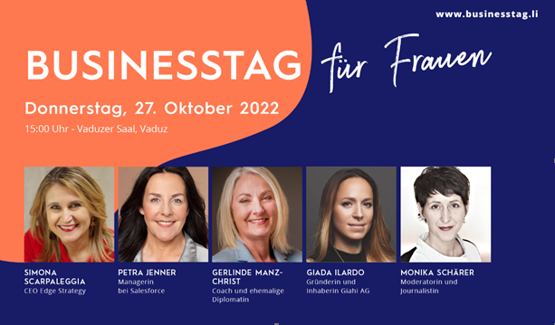 Hochkarätige und inspirierende Referentinnen am Businesstag für Frauen