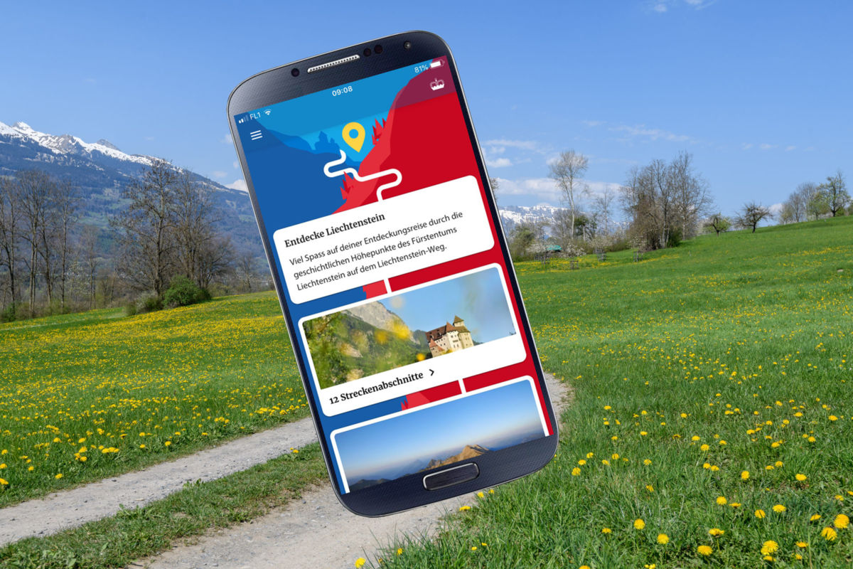 Eine App erzählt ab heute Liechtensteins Geschichte