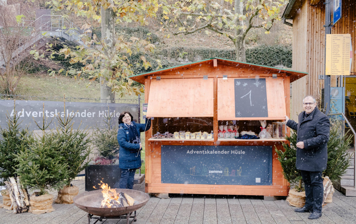 Adventszauber vor dem Liechtenstein Center