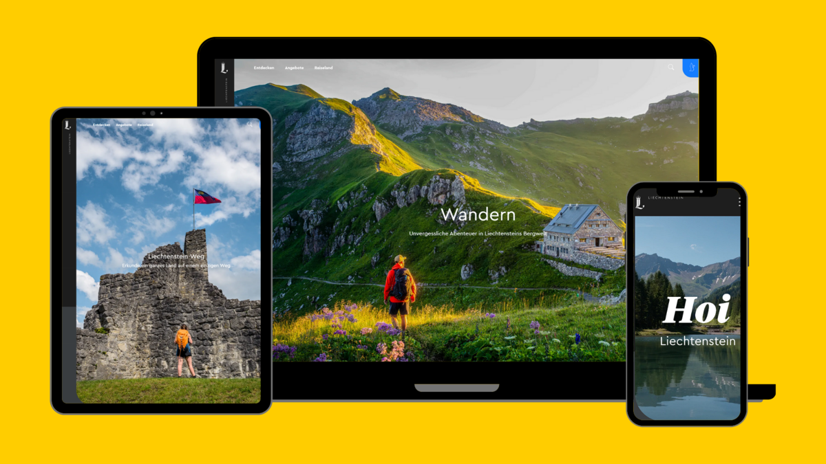 Neue Tourismus-Webseite für Liechtenstein geht online