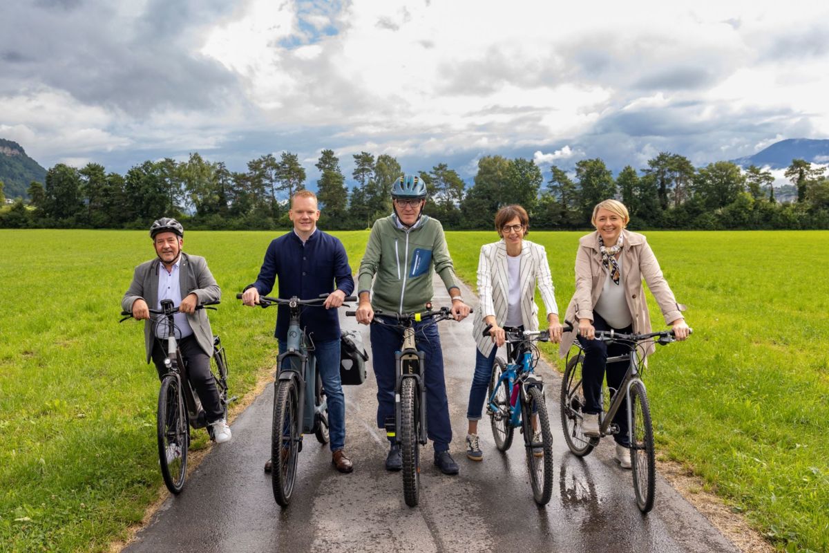 Grenzenlos radeln: EuroVelo 15 führt neu durch Liechtenstein