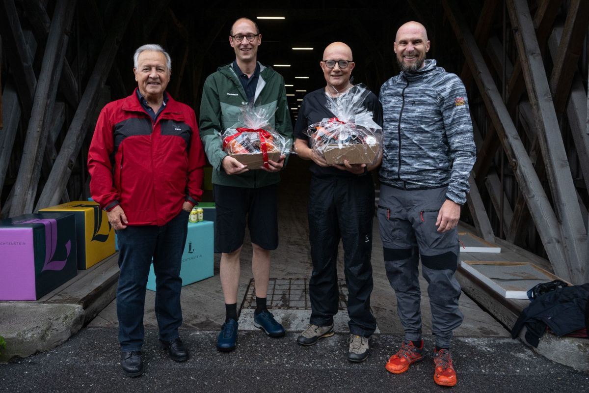Nationalratspräsident Martin Candinas macht Touren-Stopp auf der Alten Rheinbrücke